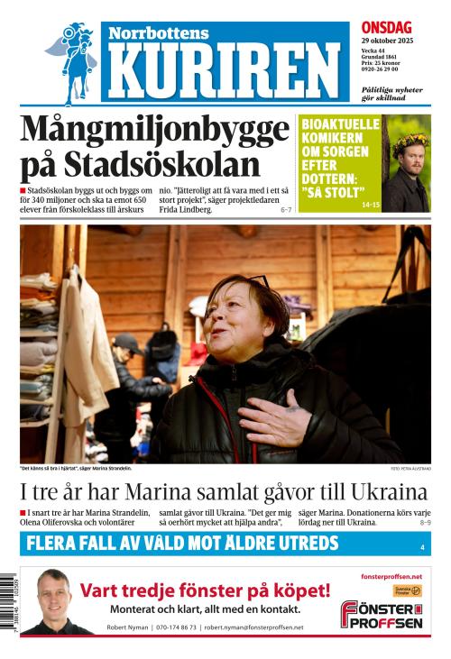 Norrbottens-kuriren 29.10.2025