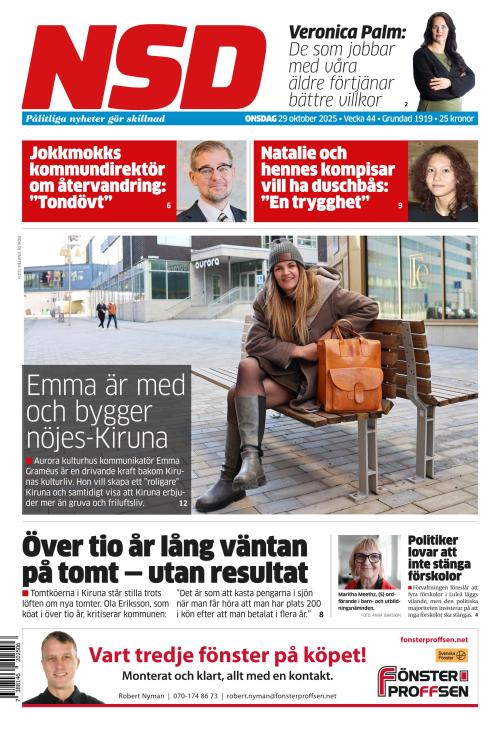 Norrländska Socialdemokraten 29.10.2025