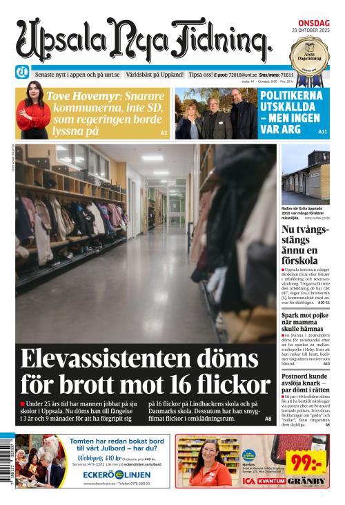Upsala Nya Tidning 29.10.2025