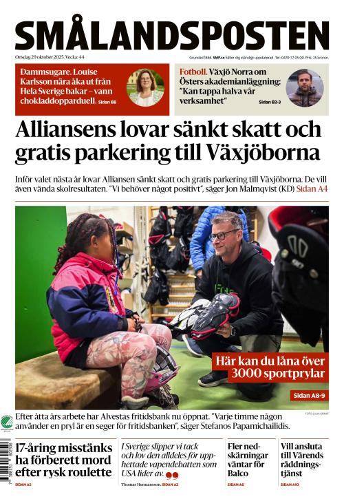 Smålandsposten 29.10.2025
