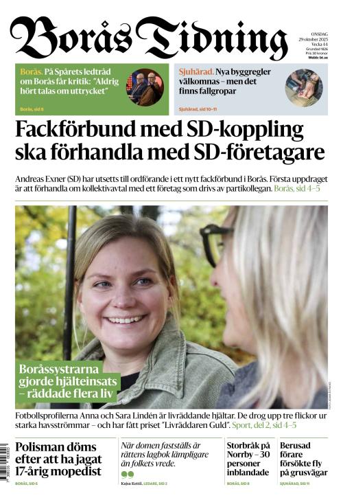 Borås Tidning 29.10.2025