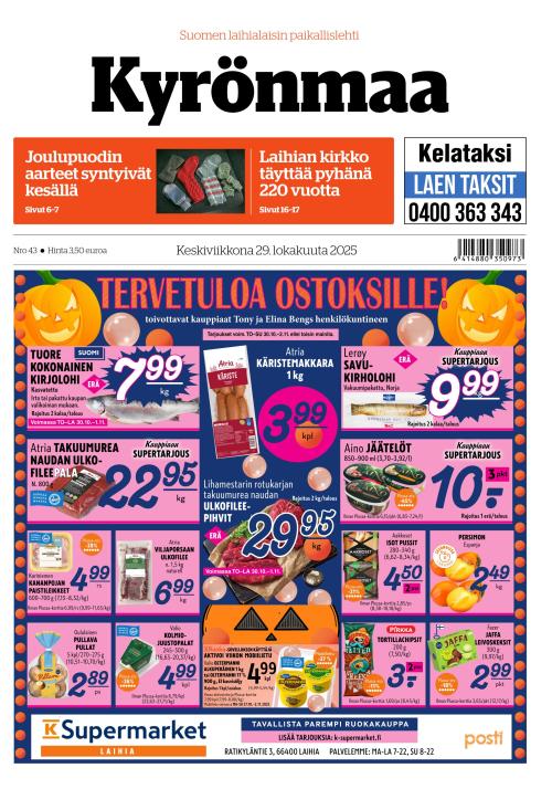 Kyrönmaa-lehti 29.10.2025