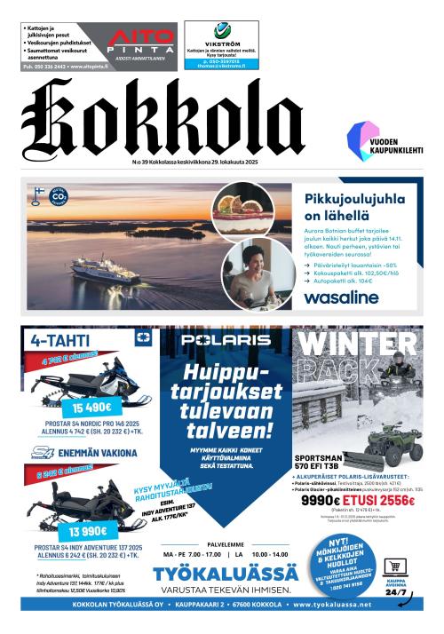 Kokkola-lehti 29.10.2025