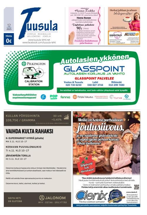 Tuusula-lehti 30.10.2025