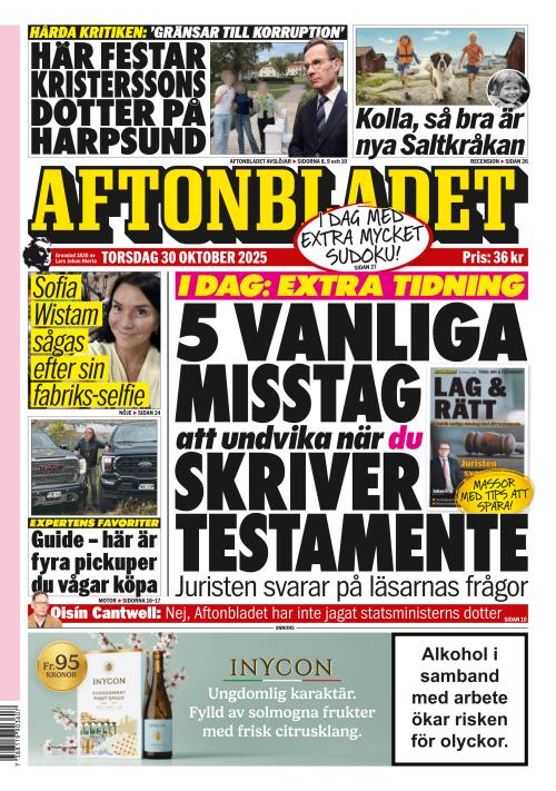Aftonbladet 30.10.2025