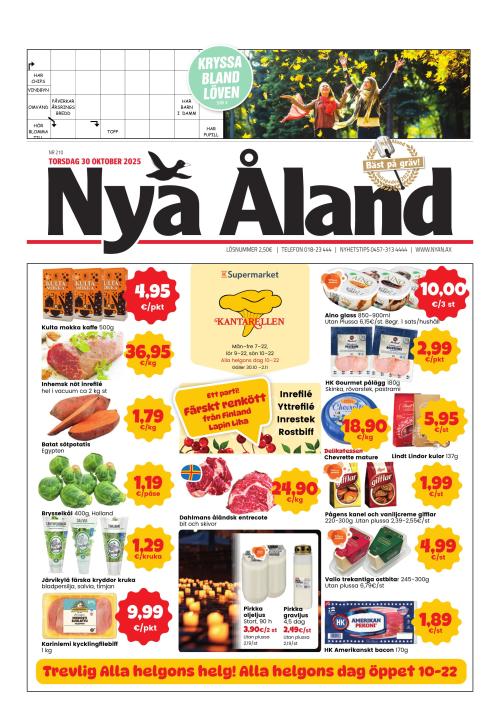 Nya Åland 30.10.2025