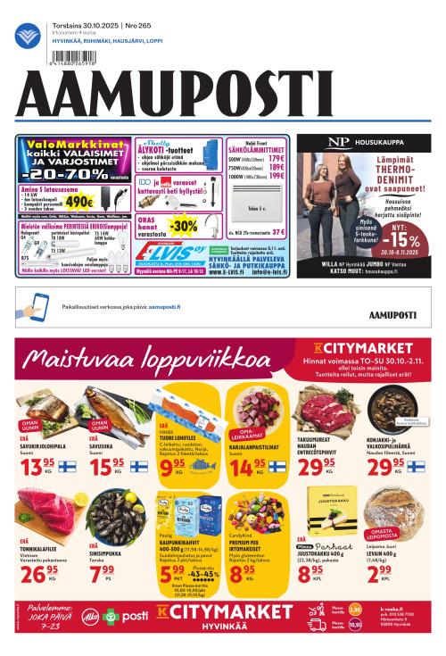 Aamuposti 30.10.2025