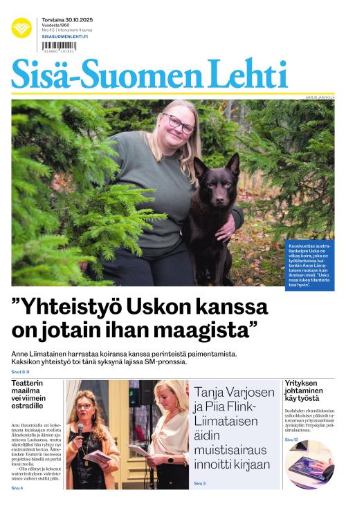 Sisä-Suomen Lehti 30.10.2025