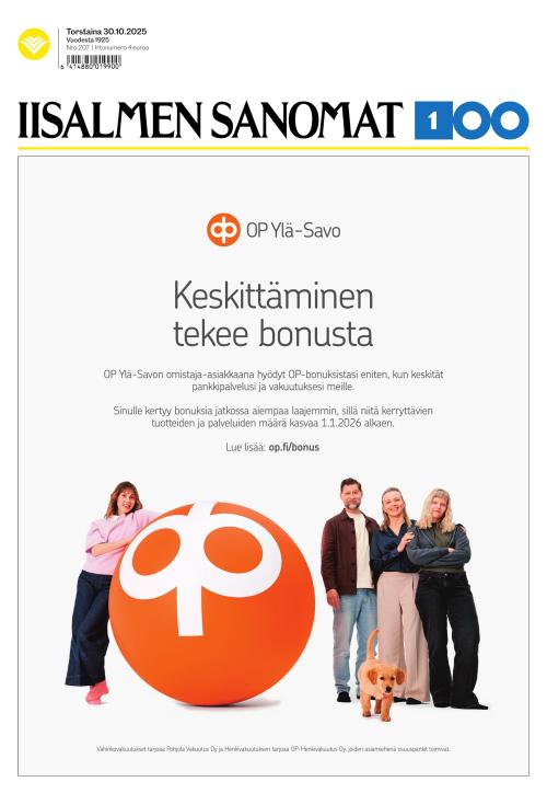 Iisalmen Sanomat 30.10.2025