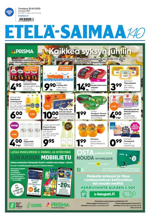 Etelä-Saimaa 30.10.2025