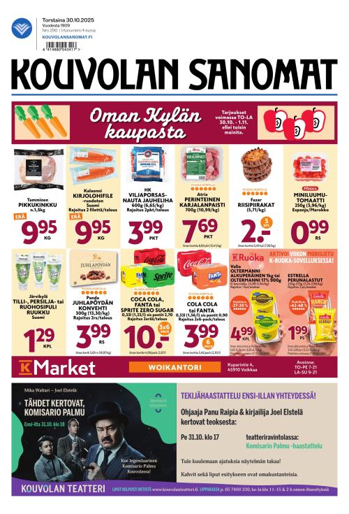 Kouvolan Sanomat 30.10.2025