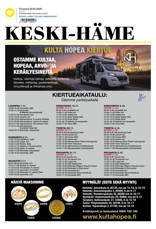 Keski-Häme 30.10.2025