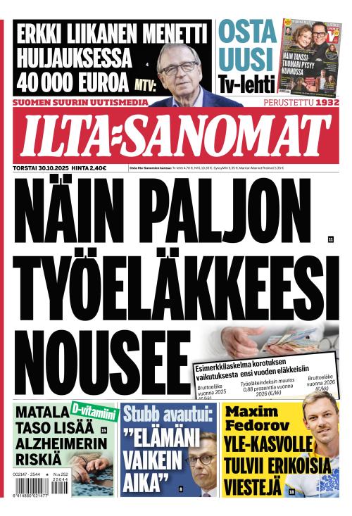 Ilta-Sanomat 30.10.2025