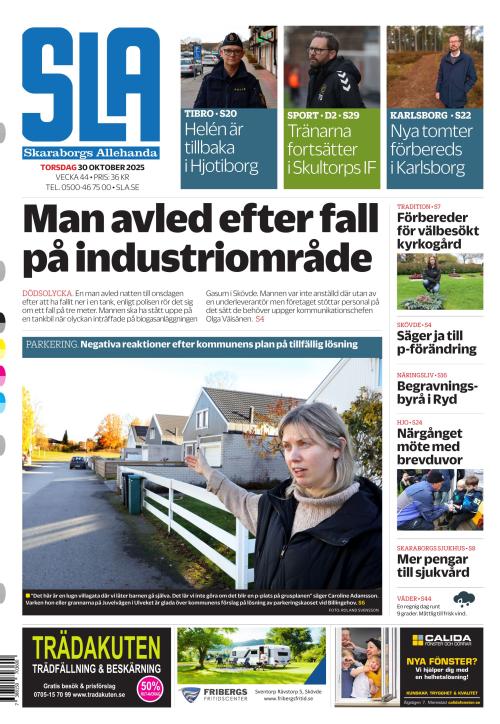 Skaraborgs Allehanda 30.10.2025