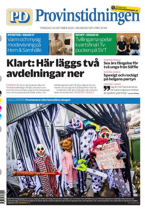 Provinstidningen Dalsland 30.10.2025