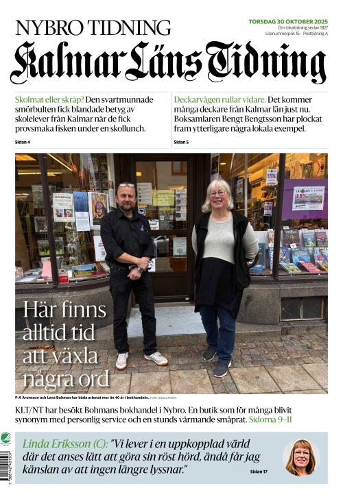 Kalmar Läns Tidning 30.10.2025