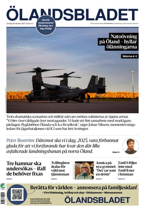 Ölandsbladet 30.10.2025