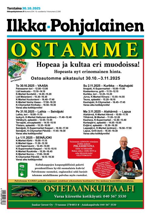 Ilkka-Pohjalainen 30.10.2025