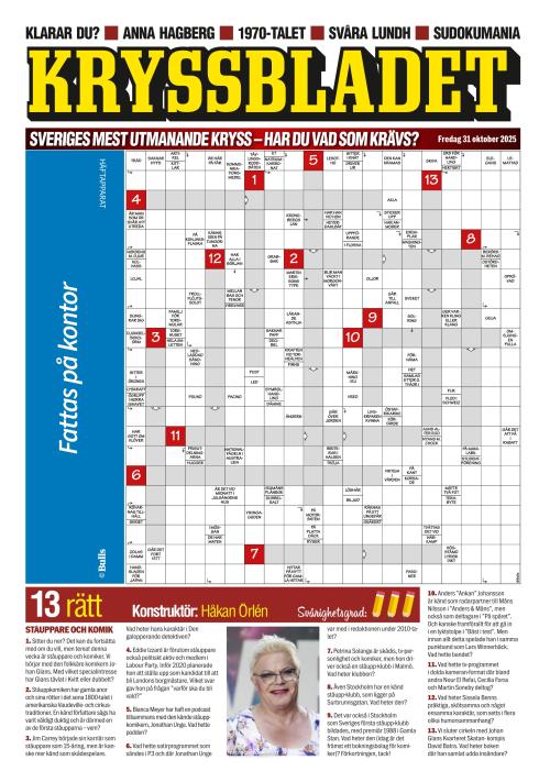 Aftonbladet Lördag 31.10.2025