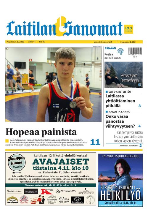 Laitilan Sanomat 31.10.2025