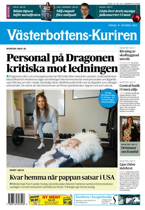 Västerbottens-Kuriren (SE) 31.10.2025