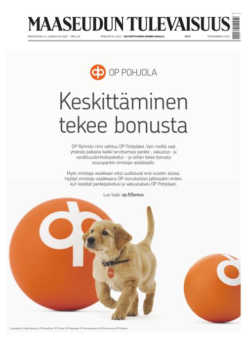 Maaseudun Tulevaisuus 31.10.2025