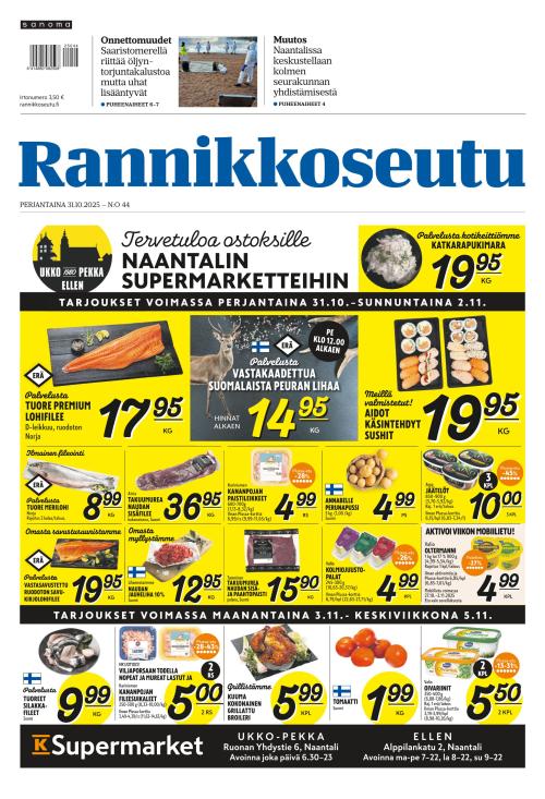 Rannikkoseutu 31.10.2025