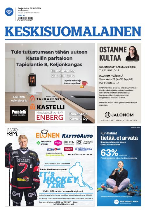 Keskisuomalainen 31.10.2025