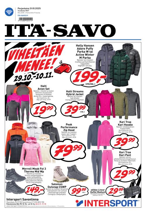 Itä-Savo 31.10.2025