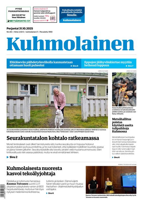 Kuhmolainen 31.10.2025