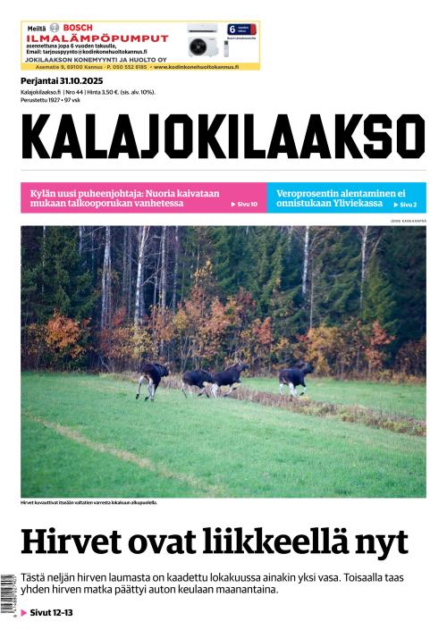 Kalajokilaakso ja Kalajaska 31.10.2025