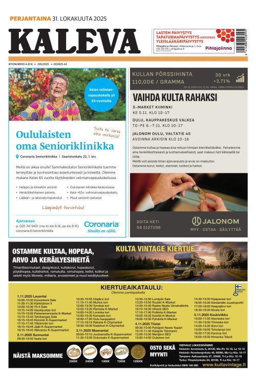 Kaleva 31.10.2025