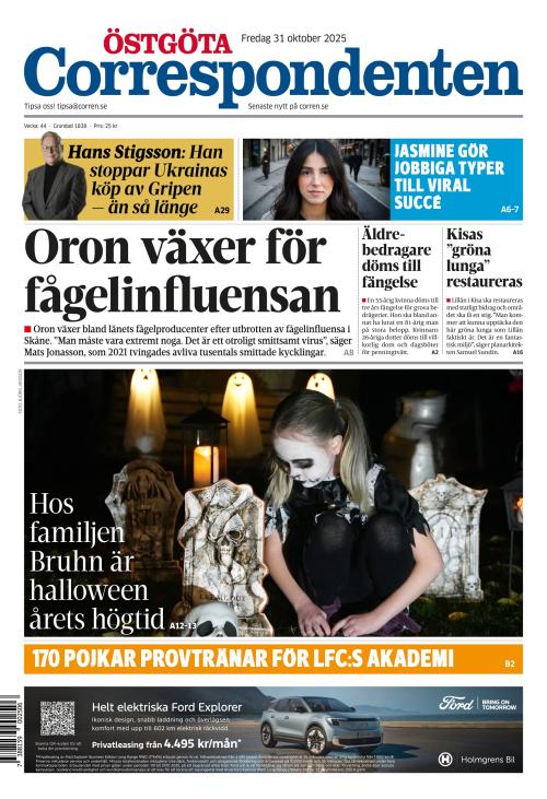 Östgöta Correspondenten 31.10.2025