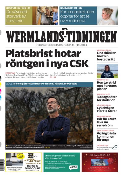 Nya Wermlands-Tidningen 31.10.2025