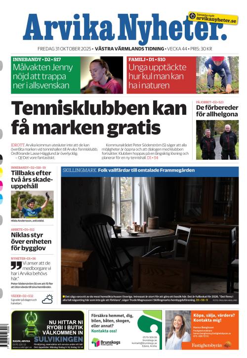 Arvika Nyheter 31.10.2025