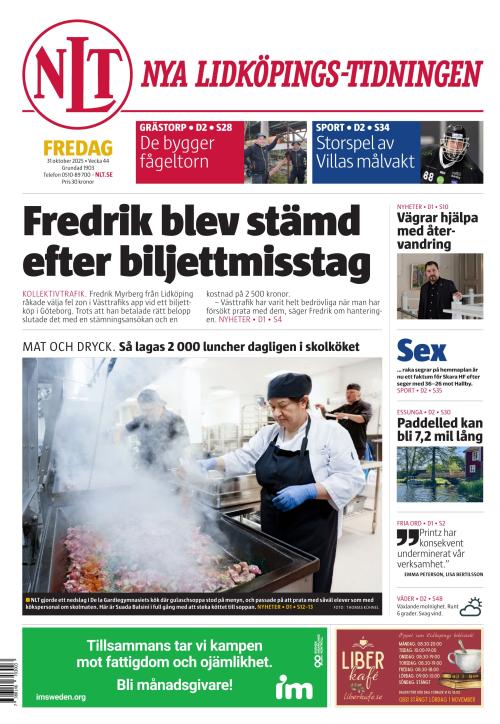Nya Lidköpings-Tidningen 31.10.2025