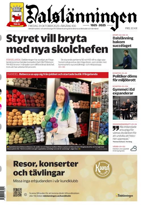 Dalslänningen 31.10.2025