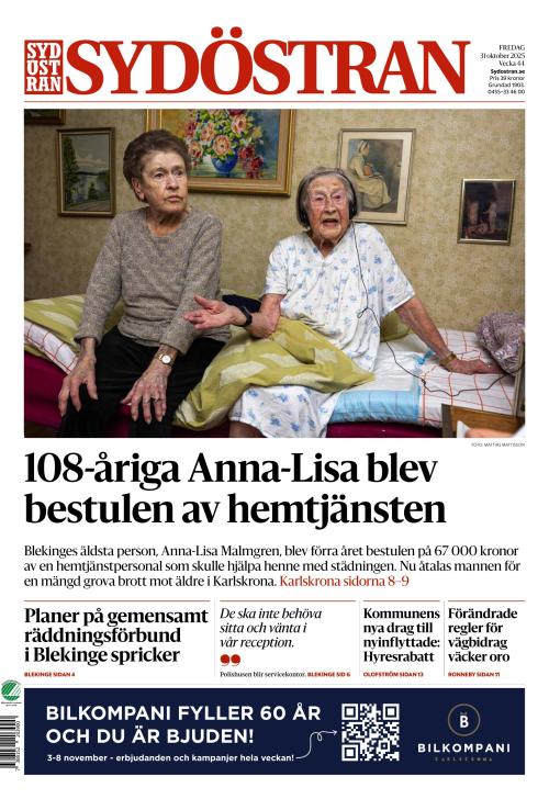 Sydöstran 31.10.2025
