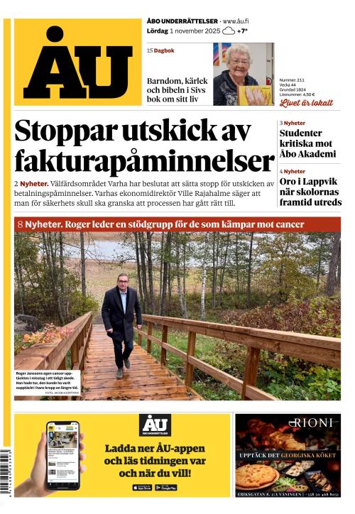 Åbo Underrättelser 1.11.2025