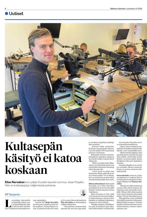 Hämeen Sanomat 1.11.2025