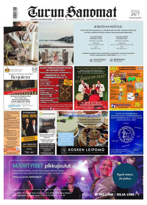 Turun Sanomat 1.11.2025