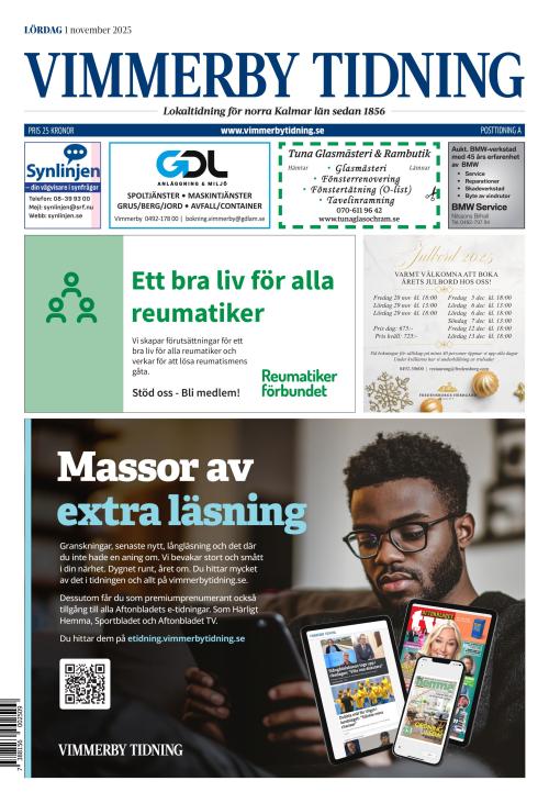 Vimmerby Tidning / Kinda-Posten 1.11.2025