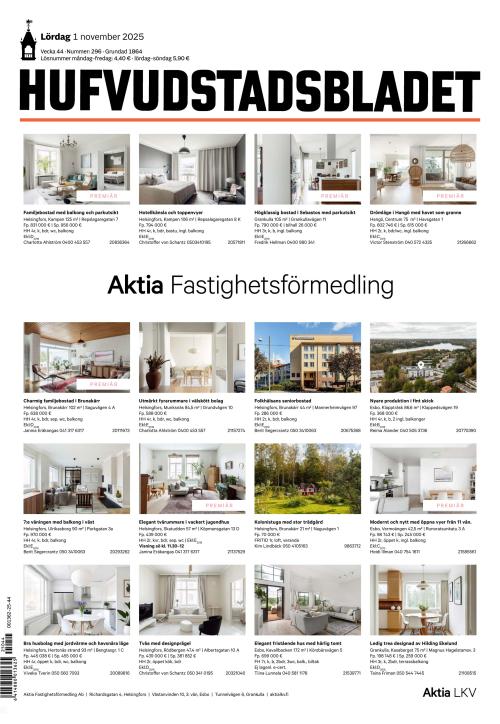 Hufvudstadsbladet 1.11.2025
