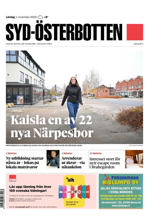 Syd-Österbotten 1.11.2025