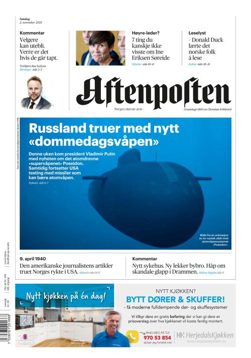 Aftenposten 2.11.2025