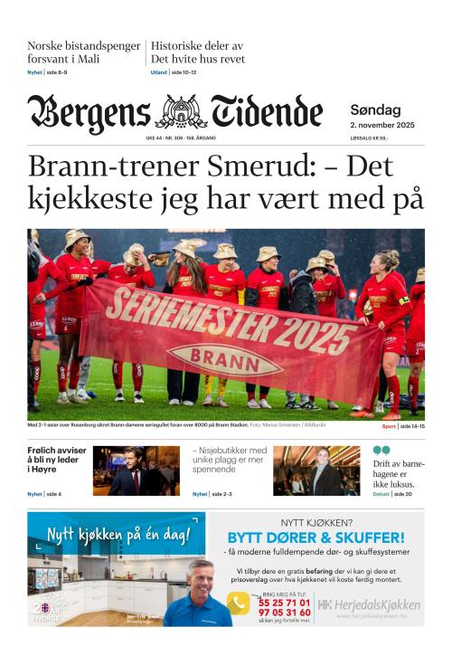 Bergens Tidende (NO) 2.11.2025