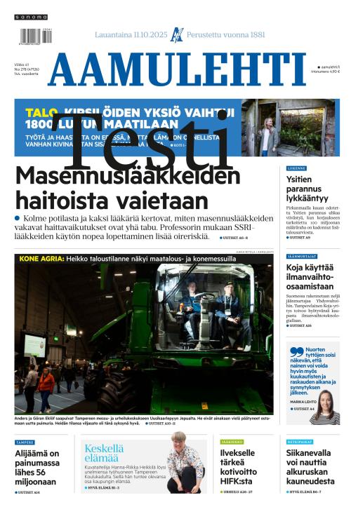 Aamulehti 2.11.2025