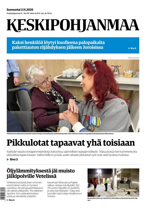 Keskipohjanmaa 2.11.2025