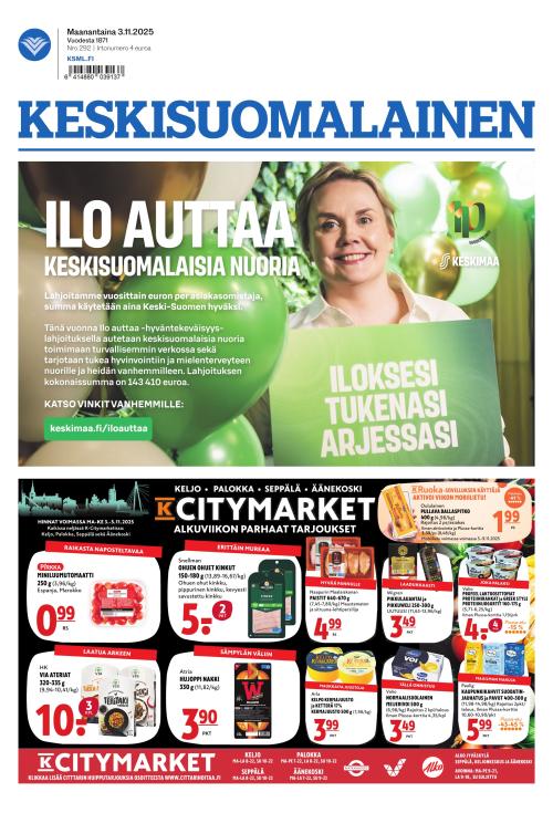 Keskisuomalainen 3.11.2025