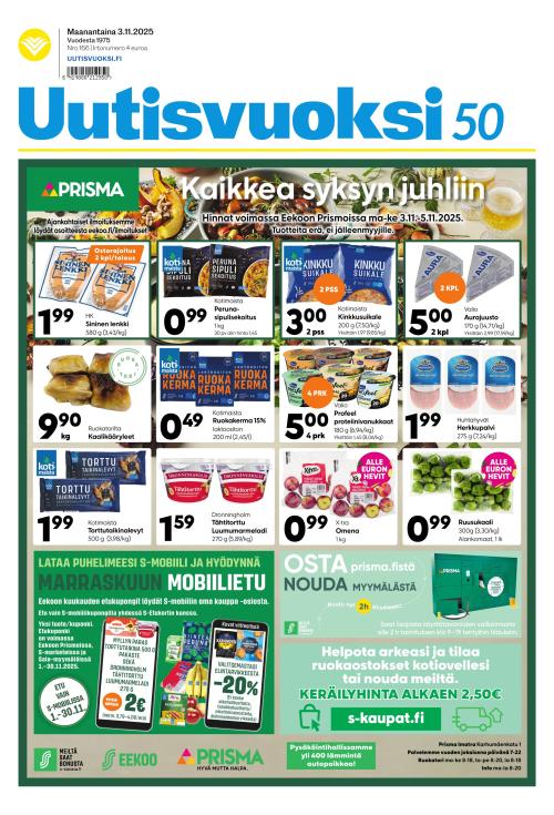 Uutisvuoksi 3.11.2025